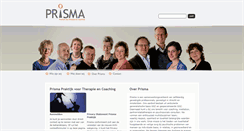 Desktop Screenshot of prisma-praktijk.nl